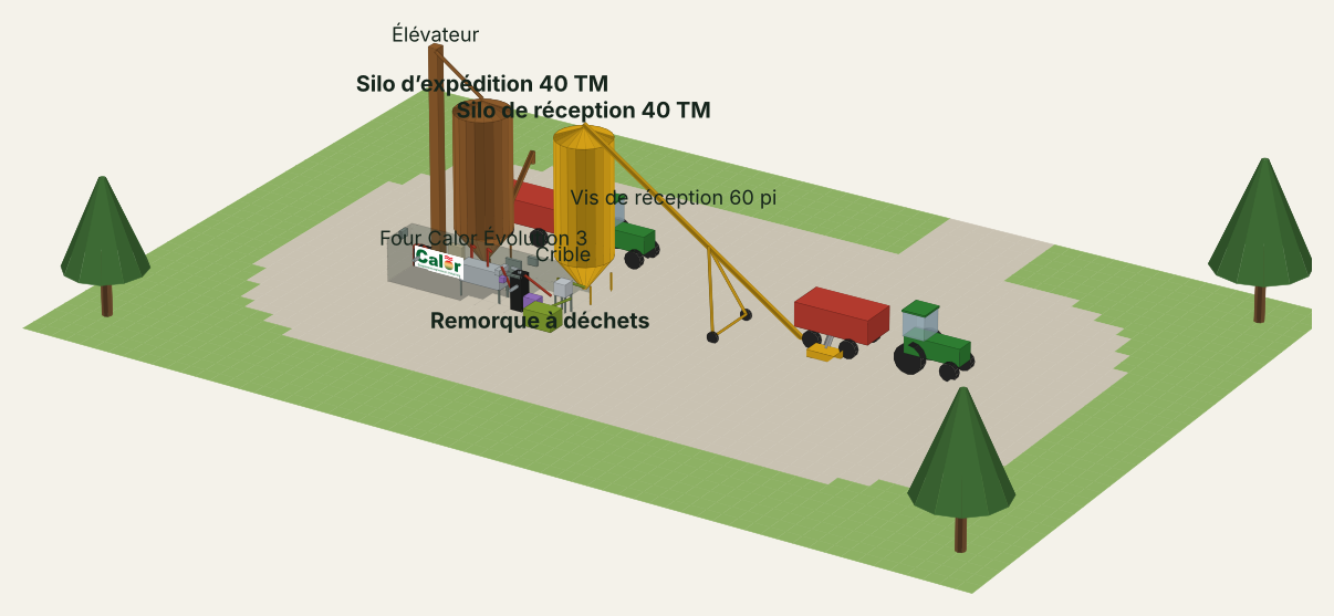 2 silos de 40 TM — option